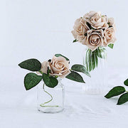 24 pcs 2" Mini Foam Rose Flowers Stems