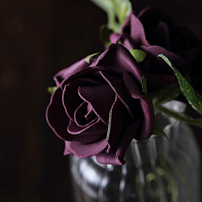 24 pcs 2" Mini Foam Rose Flowers Stems