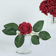 24 pcs 2" Mini Foam Rose Flowers Stems