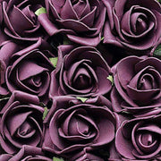 24 pcs 2" Mini Foam Rose Flowers Stems