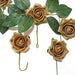 24 pcs 2" Mini Foam Rose Flowers Stems ARTI_FOAMRS05_2_GOLD