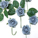 24 pcs 2" Mini Foam Rose Flowers Stems ARTI_FOAMRS05_2_SILV