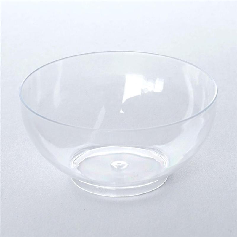 24 pcs 2 oz Clear Plastic Mini Round Disposable Dessert Bowls PLST_BO0045_CLR