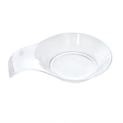 24 pcs 3" Clear Handled Round Dessert Plates - Disposable Tableware PLST_BO0035_CLR