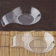 24 pcs 3" Clear Handled Round Dessert Plates - Disposable Tableware PLST_BO0035_CLR