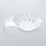 24 pcs 3" Clear Handled Round Dessert Plates - Disposable Tableware PLST_BO0035_CLR