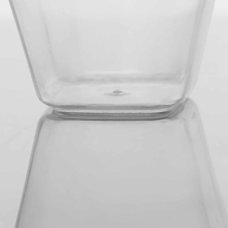 24 pcs 4 oz. Clear Single Serve Drink or Dessert Glasses Cups - Disposable Tableware PLST_CU0027_CLR