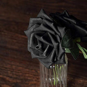 24 pcs 5" Foam Rose Flowers Stems