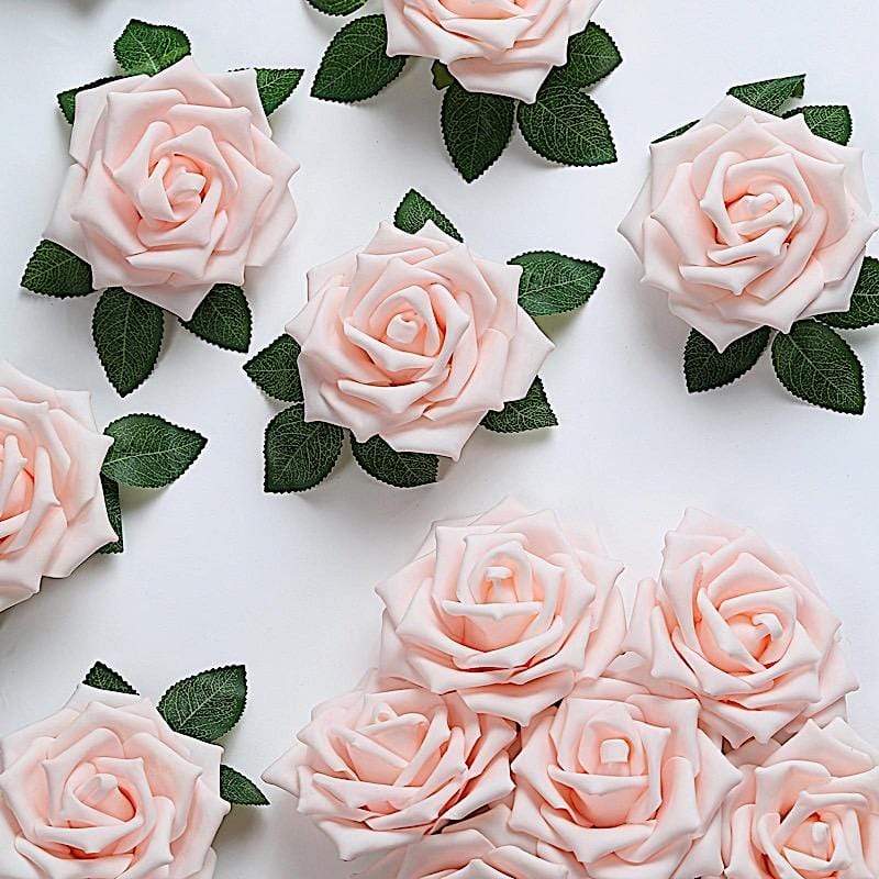 24 pcs 5" Foam Rose Flowers Stems ARTI_FOAMRS05_5_046