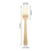 24 pcs 7" long Hammered Design Forks Knives Spoons - Disposable Tableware