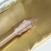 24 pcs 7" long Metallic Spoons Forks Knives - Disposable Tableware