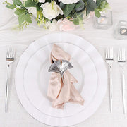 24 pcs 8" Blush Heavy Duty Plastic Forks - Disposable Tableware