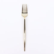 24 pcs 8" Blush Heavy Duty Plastic Forks - Disposable Tableware DSP_YF0012_8_GOLD