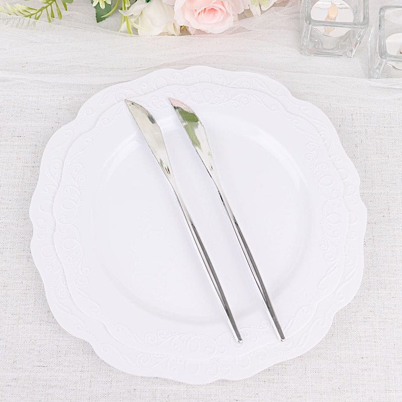24 pcs 8" Heavy Duty Plastic Forks - Disposable Tableware