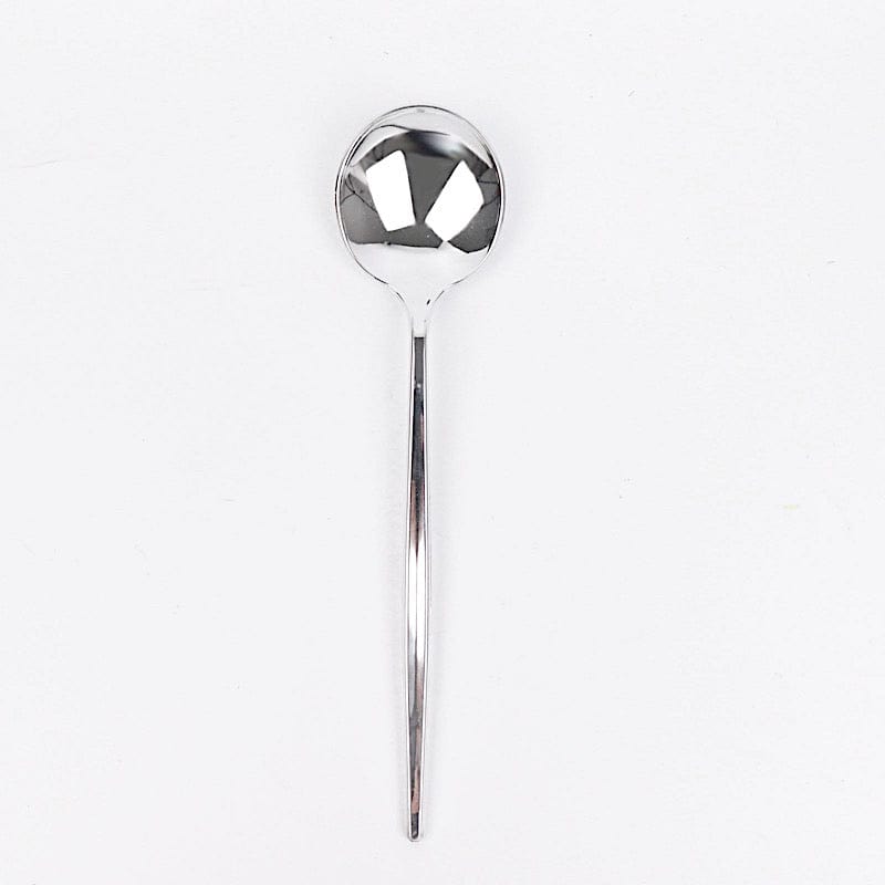 24 pcs 8" Heavy Duty Plastic Forks - Disposable Tableware DSP_YS0012_8_SILV