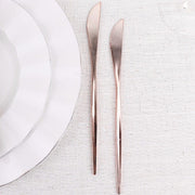 24 pcs 8" Heavy Duty Plastic Forks Knives Spoons - Disposable Tableware