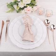 24 pcs 8" Heavy Duty Plastic Forks Knives Spoons - Disposable Tableware