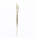 24 pcs 8" Heavy Duty Plastic Forks Knives Spoons - Disposable Tableware DSP_YK0012_8_GOLD