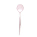 24 pcs 8" Metallic Plastic Forks Knives Spoons - Disposable Tableware DSP_YS0010_8_RG_RG