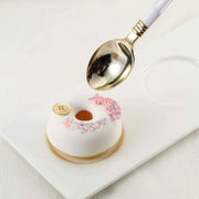 24 pcs Metallic Forks Knives Spoons with Handle - Disposable Tableware