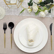 24 pcs Plastic Cutlery Spoon Fork Knife Set - Disposable Tableware