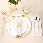 24 pcs Premium Plastic Cutlery Spoon Fork Knife Set - Disposable Tableware