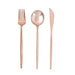 24 pcs Premium Plastic Cutlery Spoon Fork Knife Set - Disposable Tableware DSP_YY0012_8_054