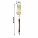 24 Plastic 6" Dessert Forks with Roman Column Handle - Disposable Tableware