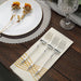 24 Plastic 6" Dessert Forks with Roman Column Handle - Disposable Tableware