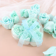 24 Scented Rose Soap Wedding Favors with Gift Boxes and Ribbons