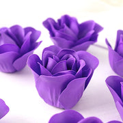 24 Scented Rose Soap Wedding Favors with Gift Boxes and Ribbons