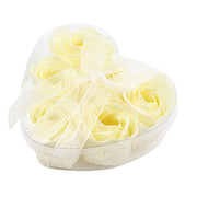 24 Scented Rose Soap Wedding Favors with Gift Boxes and Ribbons