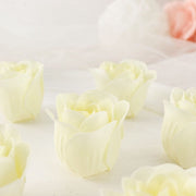 24 Scented Rose Soap Wedding Favors with Gift Boxes and Ribbons