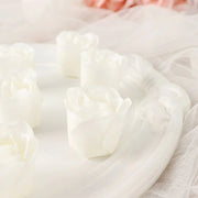 24 Scented Rose Soap Wedding Favors with Gift Boxes and Ribbons