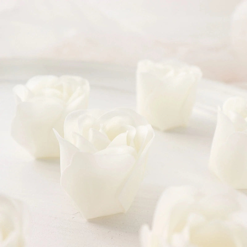 24 Scented Rose Soap Wedding Favors with Gift Boxes and Ribbons