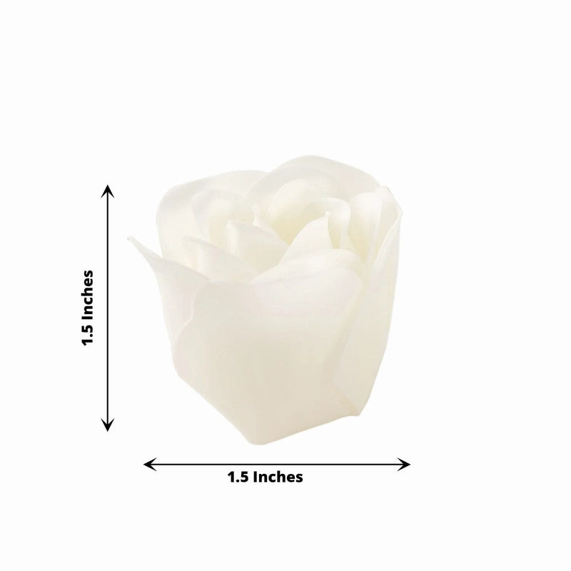 24 Scented Rose Soap Wedding Favors with Gift Boxes and Ribbons