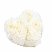 24 Scented Rose Soap Wedding Favors with Gift Boxes and Ribbons FAV_SOAP_WHT1