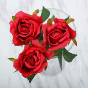 24 Single Stem Silk Roses