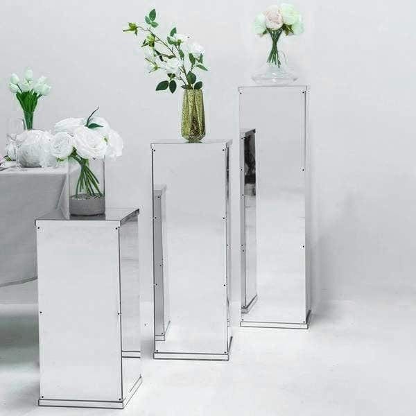 24" tall Acrylic Display Box Centerpiece Pedestal Riser Column