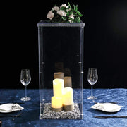 24" tall Acrylic Display Box Centerpiece Pedestal Riser Column