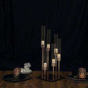 24" tall Candelabra Candle Holder Centerpiece with Glass