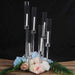 24" tall Candelabra Candle Holder Centerpiece with Glass