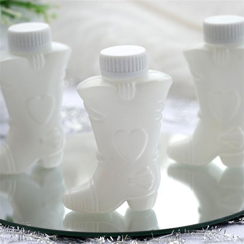 24 Wedding Bubble Favors - Cowboy Boot BUBB_BOOT24