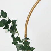 24" wide Round Metal Floral Hoop Wreath Ring - Gold WOD_HOPMET2_24_GOLD