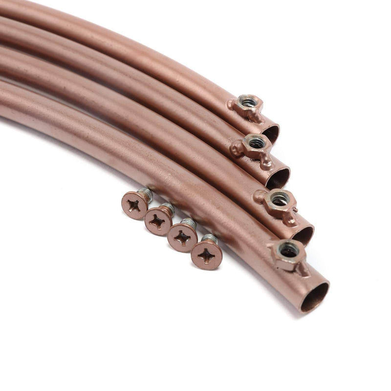 24" wide Round Metal Floral Hoop Wreath Ring - Rose Gold WOD_HOPMET2_24_054