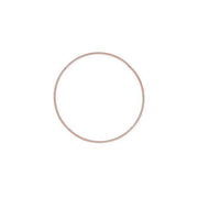 24" wide Round Metal Floral Hoop Wreath Ring - Rose Gold WOD_HOPMET2_24_054