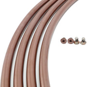 24" wide Round Metal Floral Hoop Wreath Ring - Rose Gold WOD_HOPMET2_24_054