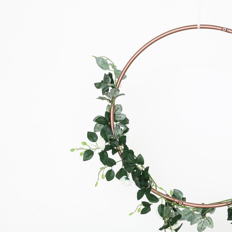 24" wide Round Metal Floral Hoop Wreath Ring