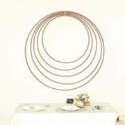 24" wide Round Metal Floral Hoop Wreath Ring