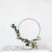 24" wide Round Metal Floral Hoop Wreath Ring WOD_HOPMET2_24_GOLD